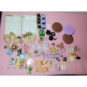 MGA Make it Miniverse Lifestyle Lot Koi Harry Potter Happy Hour Food Barbie Doll